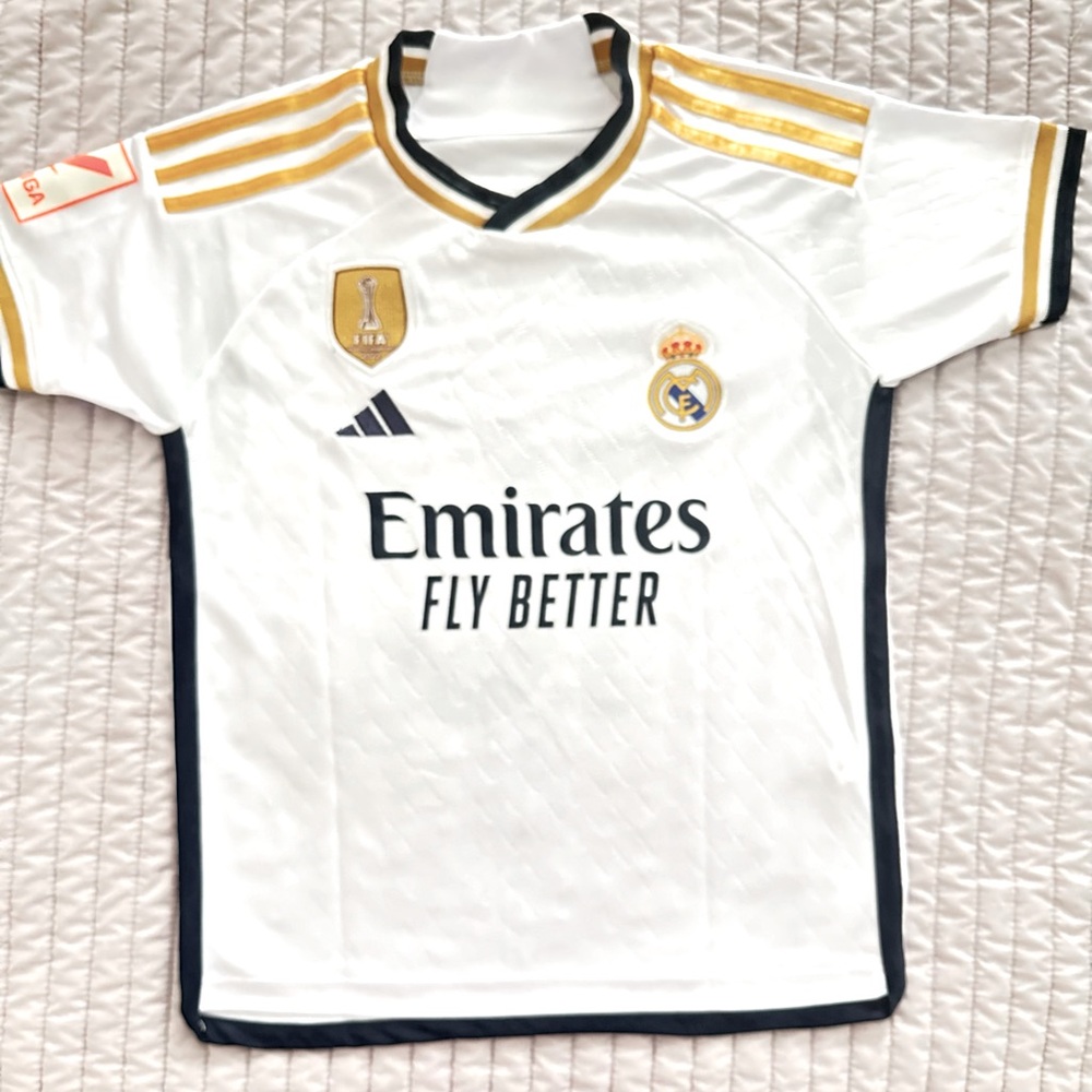 Real Madrid kids size 10 name Sean
